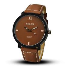 Miler Brand Mens Watches Top Brand Luxury Quartz Male Clock Casual