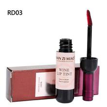 New Red Wine Bottle Lips Makeup Moisturizer Long Lasting Lip Gloss Matte Liquid Lipstick Waterproof Lip Tint Cosmetic