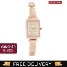 Titan Raga Multicolored Dial Gold Stainless Steel Strap For Women - (2496WM01)