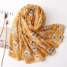 Korean Style Sun Protection Premium Printed Scarves For