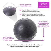 66fit Slam Ball - Black - 5kg