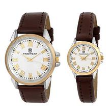 Timewear Formal Beige Dial Unisex Couple Watch - 901Wdtcouple