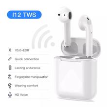 i12 TWS True Wireless Touch Control Bluetooth 5.0 Earphones (Android/iOS)