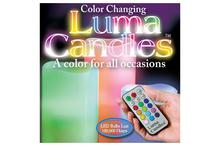 Luma Candles 3 pcs set with remote