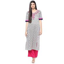 Jaipur Kurti Women's Cotton a-line Kurta