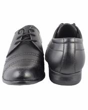 Shikhar Men's Black Derby Shoes