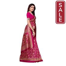 SALE - ANNI DESIGNER Silk Saree with Blouse Piece