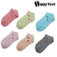 Pack of 6 Pairs of Ladies Ankle Socks (2015)