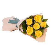 Yellow Rose – Bunch of 6 Roses