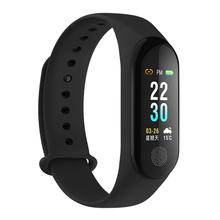 M3 smart band fitness tracker Screen Color LCD fitness bracelet Message Heart Rate Time Smart watch