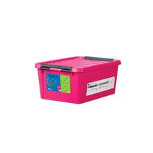 Lock And Lock Easy Clip Storage Box (15L), Pink-1 Pc