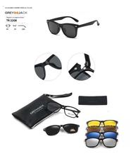 TR 90 GREY JACK Polarized 5 In 1 Multi Use Magnetic Sunglasses