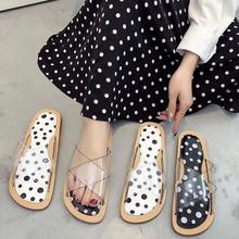 Polka Dot Print Sandal For Women