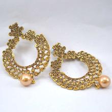 Faux Moti Drop Chandbali Designed Earrings For Women