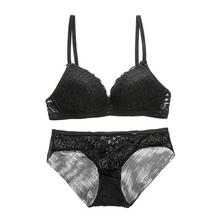 Sexy Lace Bra Sets For Women Wireless Thin Cotton Breathable