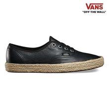 Vans Black VN0004KQL3A Authentic Espadrille Lace Up Shoes For Men -6128