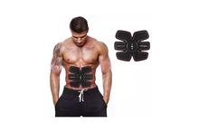 Black Six Pack EMS Abs Stimulator Abdominal Trainer Belt (Unisex)