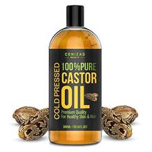 Cenizas Cold-Pressed, 100% Pure Castor Oil - Moisturizing & Healing,