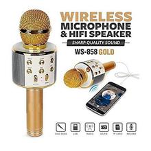 WSTER WS-858 Wireless Bluetooth HiFi Karaoke Microphone