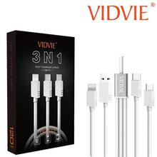 VIDVIE 3 in 1 Fast Charging Cable CB413