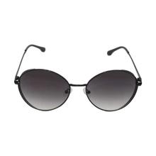 Black Shaded Oval Sunglasses For Women