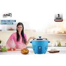 Alpha 2.2Litre Drum Rice Cooker with Steamer