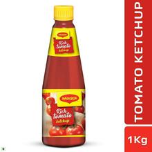 Maggi Rich Tomato Ketchup, 1kg (Free Nescafe Jar)