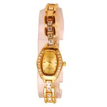 Camus W-1065L Gold Strap Yellow Dial Watch For Women