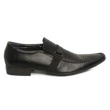 KILOMETER Black Pointed Formal Shoes For Men