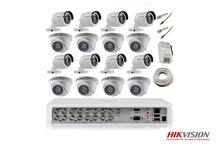 Hikvision Brand CCTV Camera Package (16pcs)