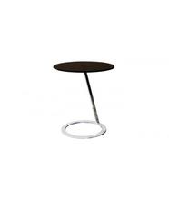 SIDE TABLE ACT CHROMIUM SMOKED GLASS