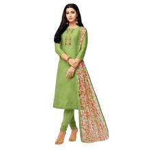 Akhilam Womens Chanderi Cotton Dress Material