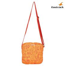 Fastrack Mustard/Orange Doodle Printed Cross Body Bag For Women - A0570CYL01