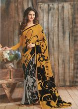 DESIGNER SAREES S16107- Georgette - Gold /Gold