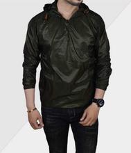 Men’s Windproof Single Layer Cross Half Zipper Jacket