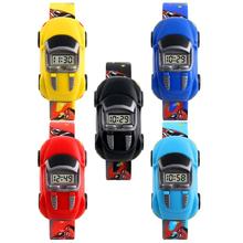 SKMEI 1241  3D Cute Cartoon Car shape Children Electronic Digital Watch Clock Kids Wristwatch For Boys Girls