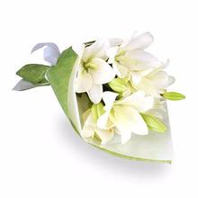 White Lily Bouquet 25 PCs