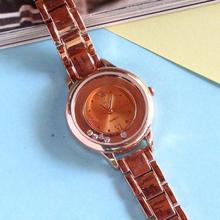 Ultima Rose Gold Dial Round Analog Watch For Women