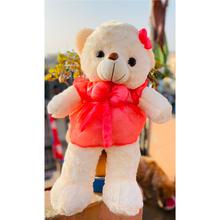 Soft Fabric Teddy Bear with Neck Bow -120cm