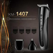 Kemei KM-1407 3 In 1 Electric Hair Clippers & Trimmers 220-240V With 4 Comb