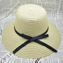 (SALE)- Hot Sale Women Bowknot Large Brim Straw UV