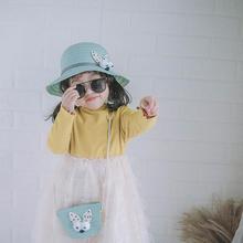 2019 hot new cute rabbit head children straw hat girls princess hat travel student visor beach hat two-piece