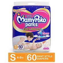 Mamy Poko Pant Diaper Small, 60count