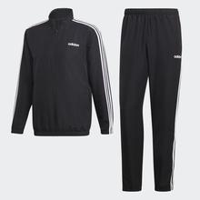 Kapadaa: Adidas Black 3-Stripes Woven Cuffed Track Suit For Men – DV2464