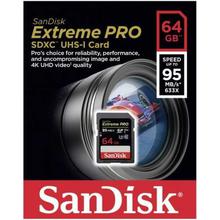 SanDisk 64GB Extreme PRO  SD Card (SDXC) UHS-I U3 - 95MB/s