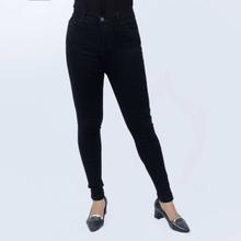 Black Solid Jeans Pant  For women