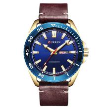 CURREN 8272 Men's Water Resistant Quartz Wrist Watch with Date Display