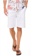 Linen Shorts For Men White