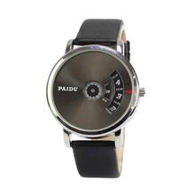 Paidu Leather Strap Analog Watch For Women