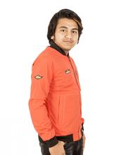 Men's Orange Bomber Jacket